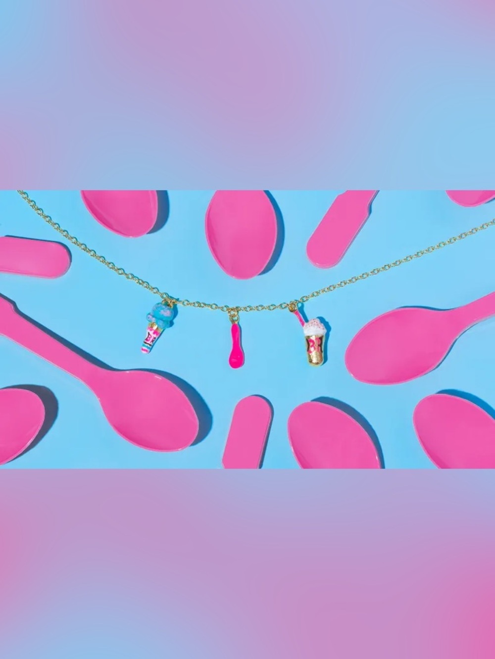 Limited-Edition Baskin Robbins x Susan Alexandra “Ice Cream Social” Necklace